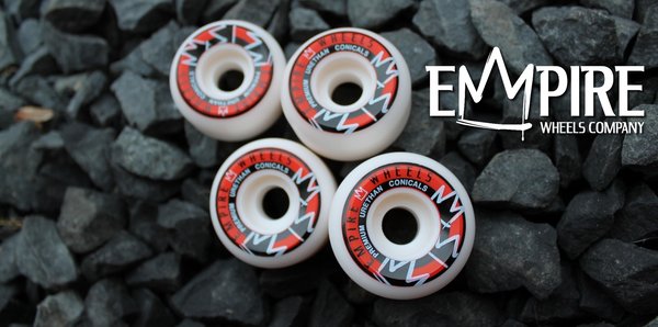 Vamos Skateshop: Empire Wheels Conical Wheels Out Now! High Quality Urethan Skateboard Wheels made in Europe.