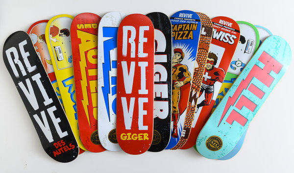 Revive Skateboards Europe - Vamos Skateshop / VMS Distribution. Get your Revive gear over at europe. Fast Shipping and fair prices. Revive Skate Board Decks, Clothing, Hardware and more. Andy Schrock. Red Lifeline Deck, VMS Distribution. Official european dealer.