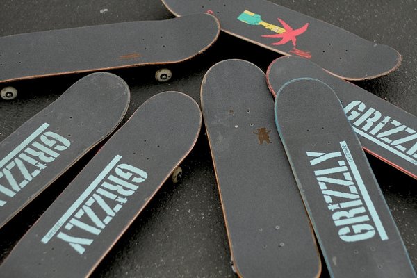 GRIZZLY GRIPTAPE STAMP Black/Blue