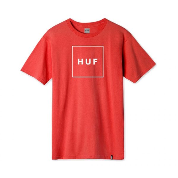 HUF Essentials Box Logo T-Shirt Cayenne