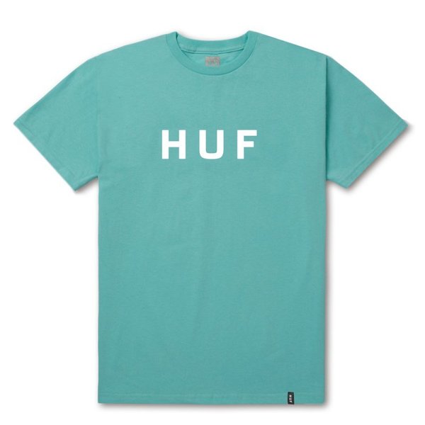 HUF T-Shirt OG Logo Celadon (XL Left)