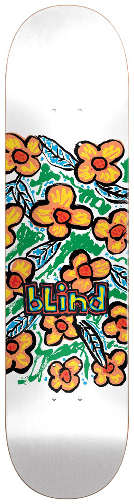 BLIND Team Flowers White 8.25