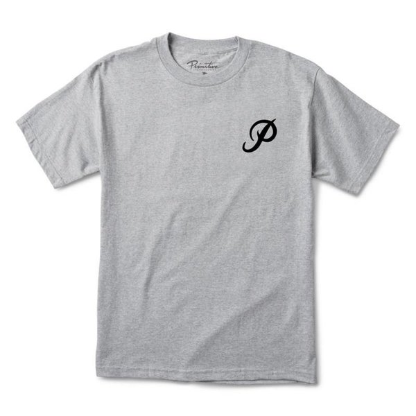 PRIMITIVE Classic P Core T-Shirt - athletic heather (Sold Out)