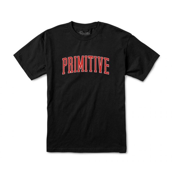 PRIMITIVE Collegiate Arch Outline T-Shirt - black