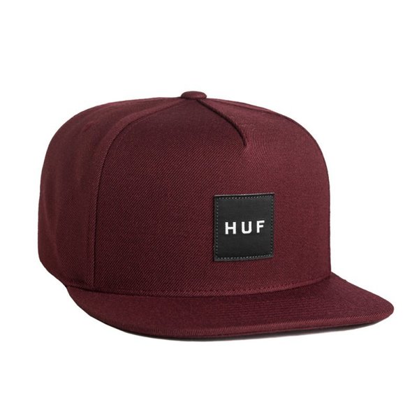HUF Cap Box Logo - wine