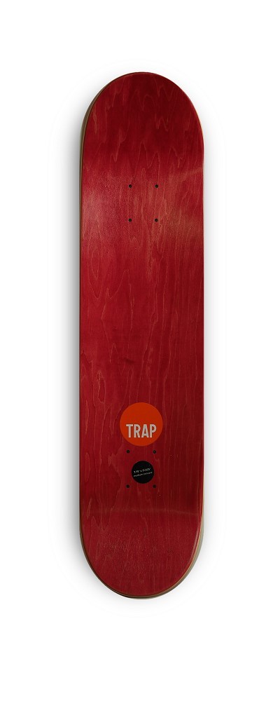TRAP PP Big Logo 17 Orange/Turqiouse Deck 8,00