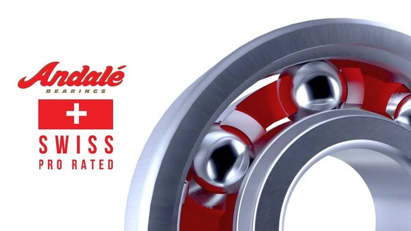 ANDALE SWISS Pro Rated Bearings inkl. Spacer & Axle Nuts