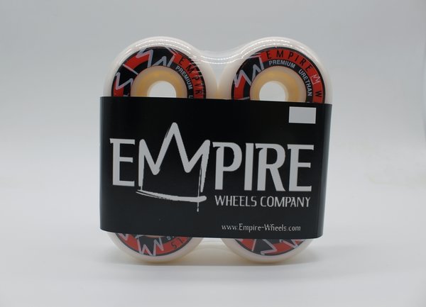 EMPIRE CONICAL Wheels White/Red 52mm 101A