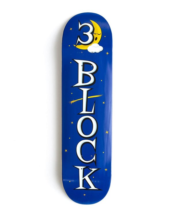 3 BLOCK GOODNIGHT SKATEBOARD DECK (Sold Out)