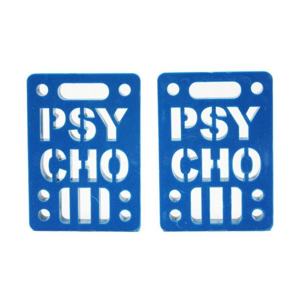 PSYCHO Soft Risers 1/8" Blue (2 Stk.)