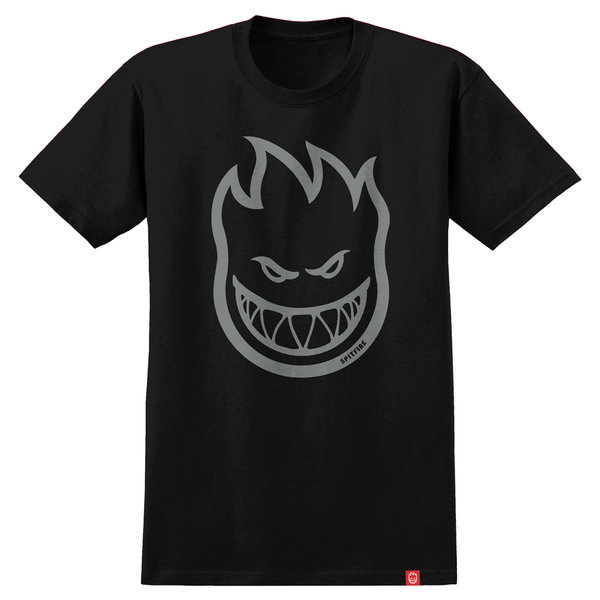 SPITFIRE BIGHEAD T-SHIRT Black/Silver (Sold Out)