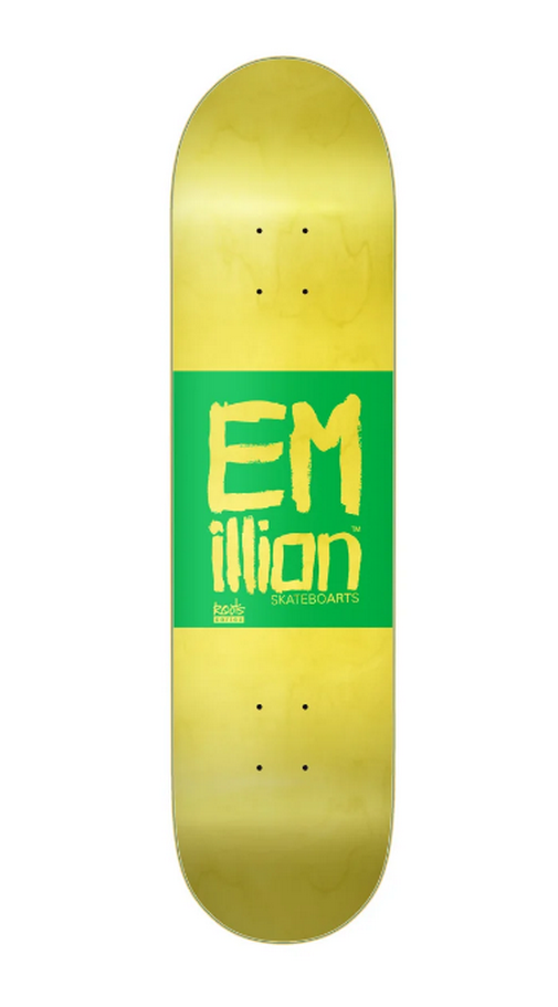 EMILLION ROOTS DECK 8,125" Yellow/Green