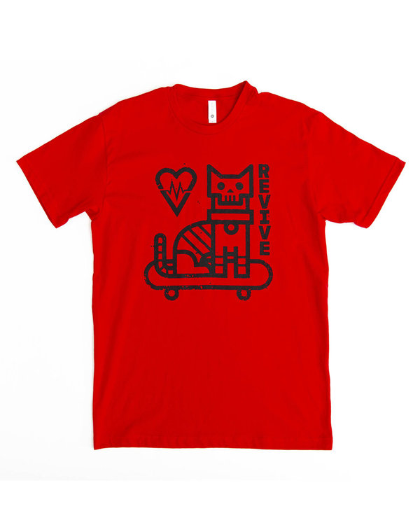REVIVE WAVY RED T-SHIRT