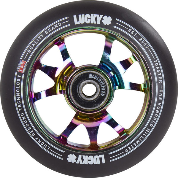 Lucky Toaster 110mm Stunt Scooter Rolle (110mm - Neochrome/Black)