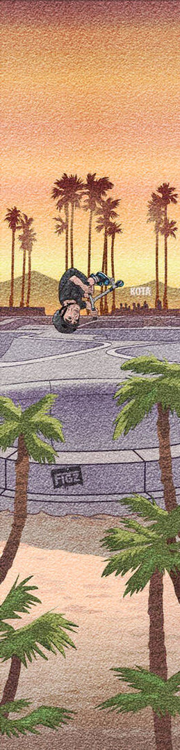 Figz XL Stunt Scooter Griptape (Kota In Cali)