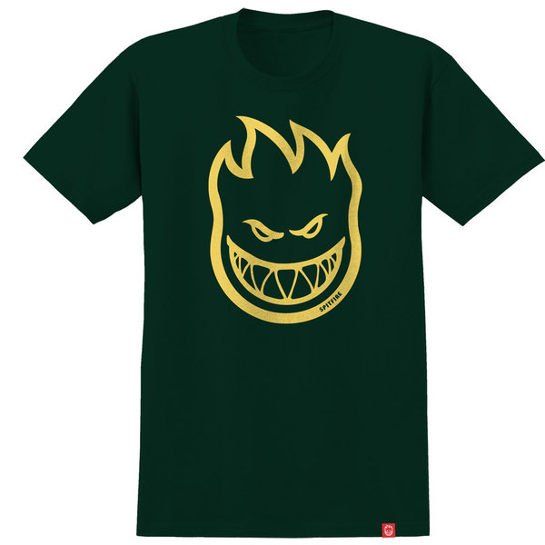 SPITFIRE BIGHEAD T-SHIRT Green/Yellow (Sold Out)