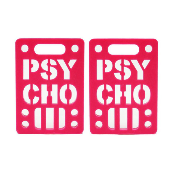 PSYCHO Soft Risers 1/8" Pink (2 Stk.)
