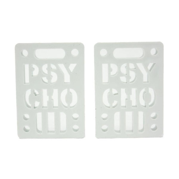PSYCHO Soft Risers 1/8" White (2 Stk.)
