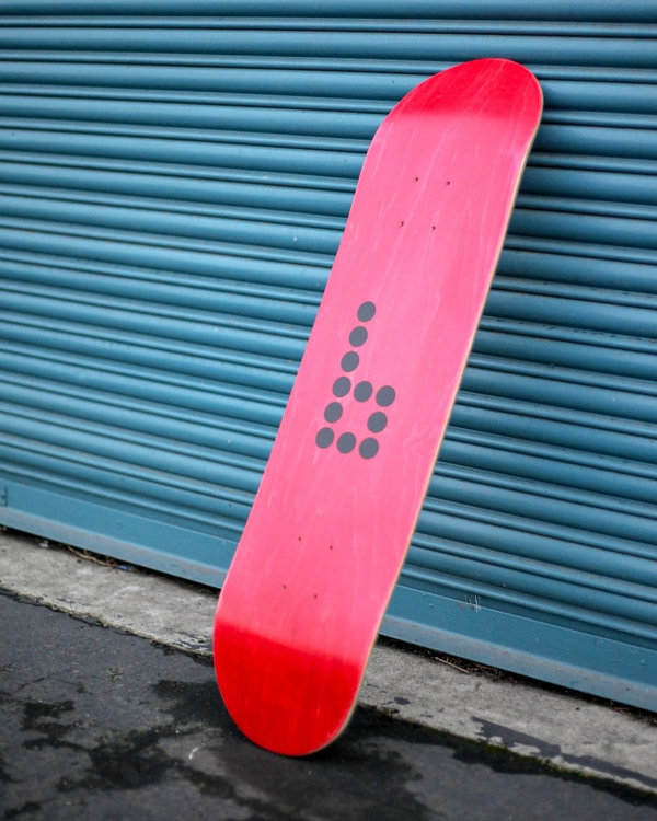 BRAILLE BRANDED RED DECK