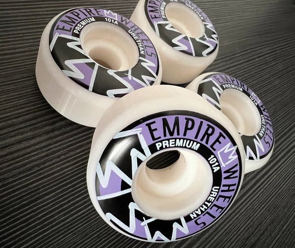 EMPIRE CLASSICS Wheels White/Purple 50mm 101A