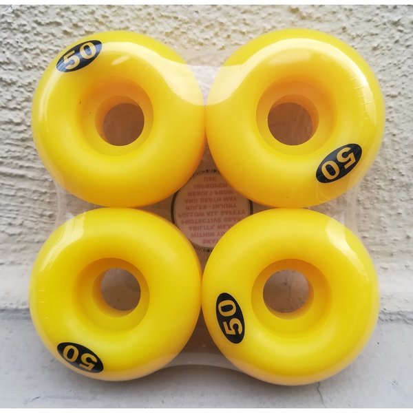 FORM SOLID BLANK WHEELS Yellow 50mm 99A
