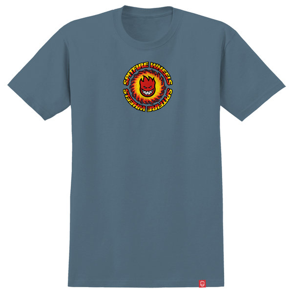 SPITFIRE OG Fireball T-Shirt Blue/Red