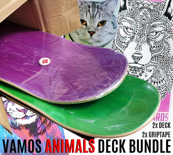 VAMOS DECK BUNDLE "Animals" (2x Deck + 2x Grip)