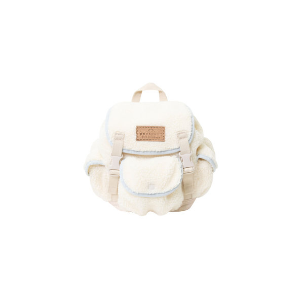 Doughnut Lighthouse Fluffy Series Backpack – cream x blue lotus
