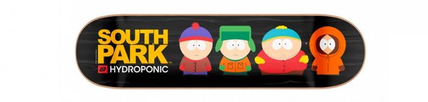Hydroponic Skateboard Decks im Vamos Skateshop! Hydroponic x South Park Collab Decks Out Now!